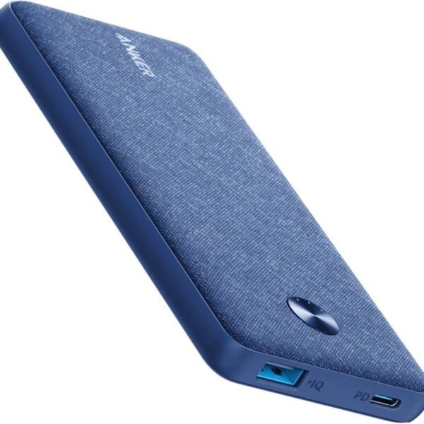 بطارية انكر باور كور ميترو Essential سعة 20 الف mAh / شحن سريع PD / ازرق