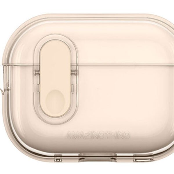 كفر AmazingThing Minimal Click لسماعة ابل AirPods برو و برو 2 / ضد الطيحات / لون Desert