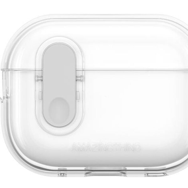 كفر AmazingThing Minimal Click لسماعة ابل AirPods برو و برو 2 / ضد الطيحات / شفاف