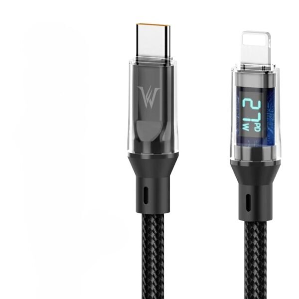 Wizard Smart Digital Display USB-C to Lightning Cable 27W – 1.5m