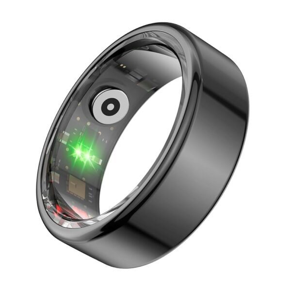 Green Lion Smart Health Tracker Ring - Black