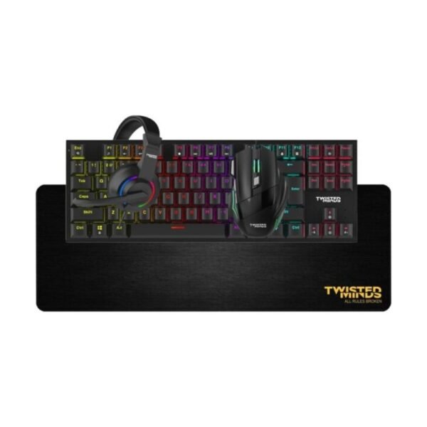 Twisted Minds 4-in-1 Gaming Set – Complete RGB Setup